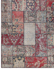 9' x 12' Vintage Hand-knotted Persian Antique PATCHWORK  Rug  Multi-Color