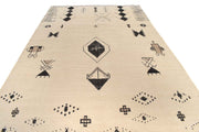 7.8 x 11.4 Handmade Contemporary Moroccan Wool Rug