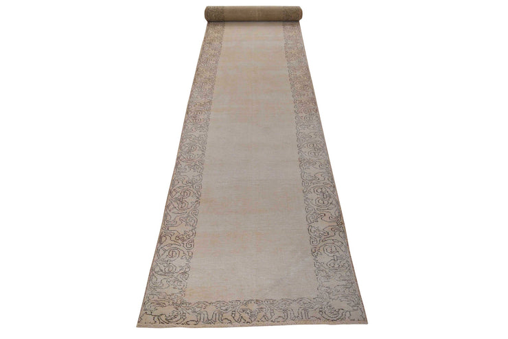 3' x 16' Traditional Whitewash Runner Rug