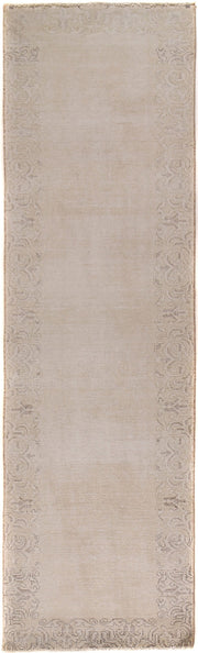 3' x 10' Traditional Whitewash Runner Rug