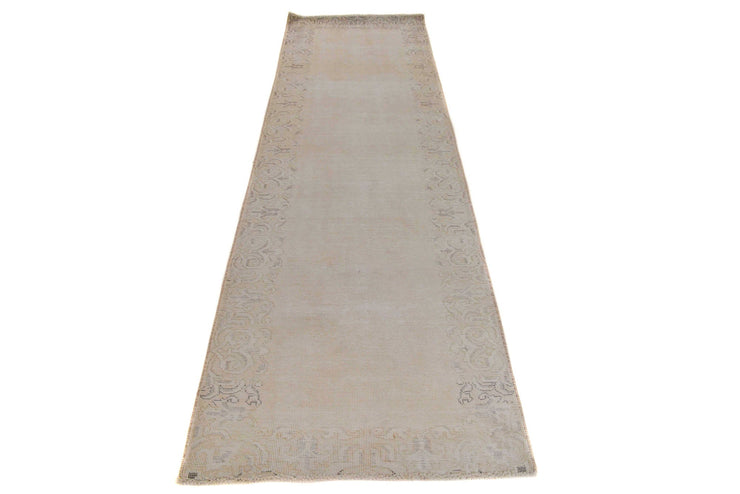 3' x 10' Traditional Whitewash Runner Rug