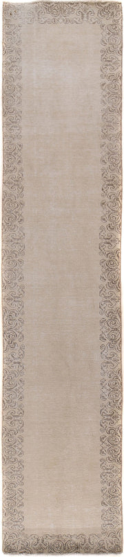 2' x 12' Traditional Whitewash Runner Rug