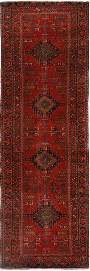 3' x 11' Traditional Sherazi Runner Rug