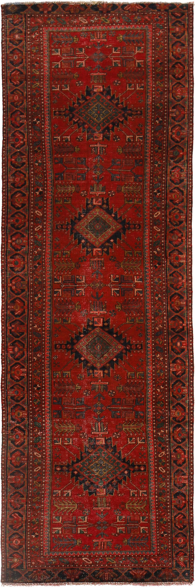 3' x 11' Traditional Sherazi Runner Rug