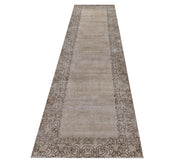 10 FOOT RUNNER Pastels Light Gray Vintage Hallway Persian Runner