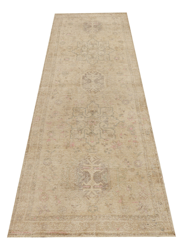 9 FOOT RUNNER 3' x 9' Hallway Vintage Persian Carpet