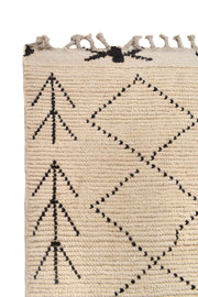 9.0 x 13.0 Handmade Contemporary Moroccan Wool Rug