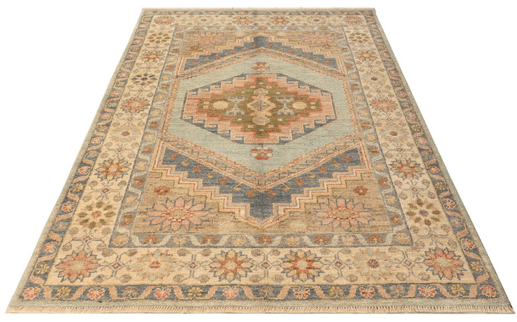 4' x 6' Oushak Rug Fine Wool Quality LIGHT NATURAL