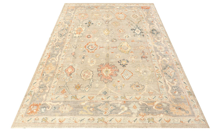 6' x 9' Oushak Rug Fine Wool Quality LIGHT NATURAL