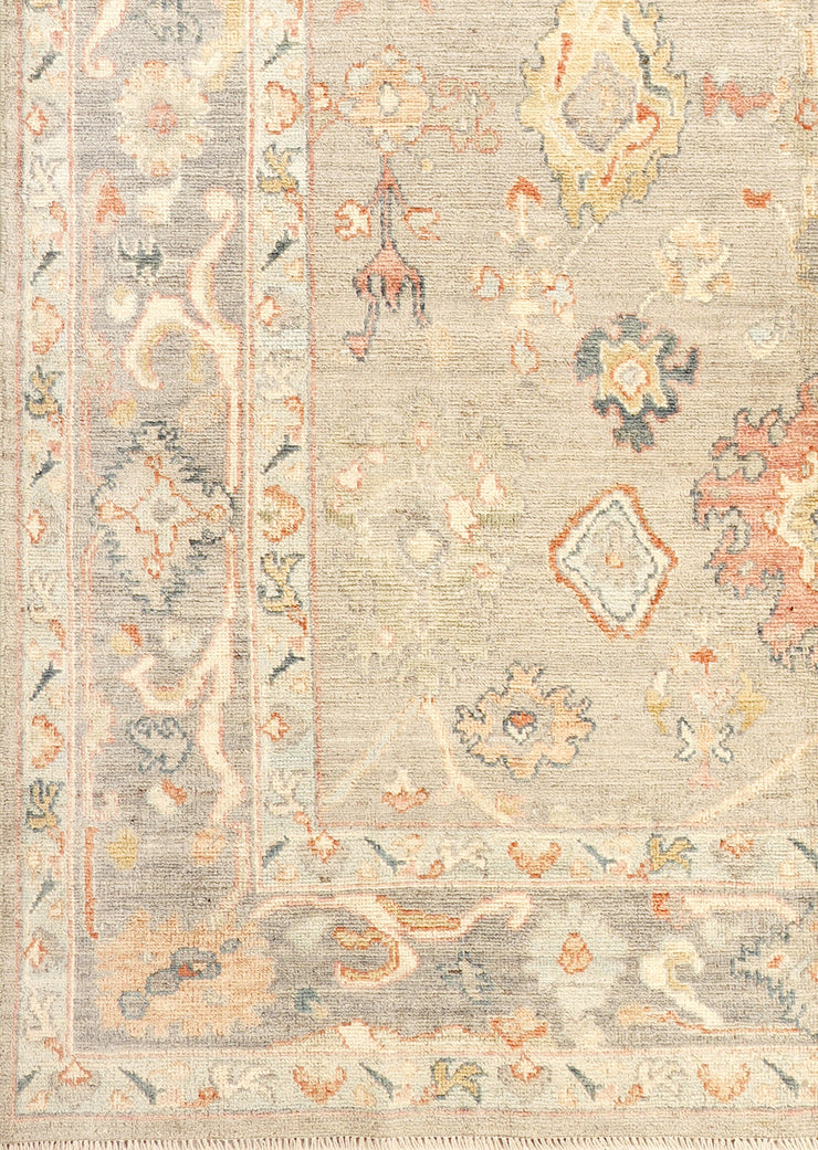 6' x 9' Oushak Rug Fine Wool Quality LIGHT NATURAL