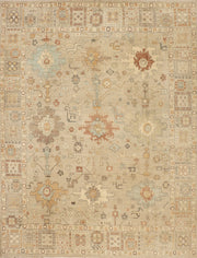 9' x 12' Oushak Rug Fine Wool Quality LIGHT NATURAL