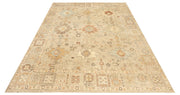 9' x 12' Oushak Rug Fine Wool Quality LIGHT NATURAL