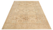 10' x 14' Oushak Rug Fine Wool Quality LIGHT NATURAL