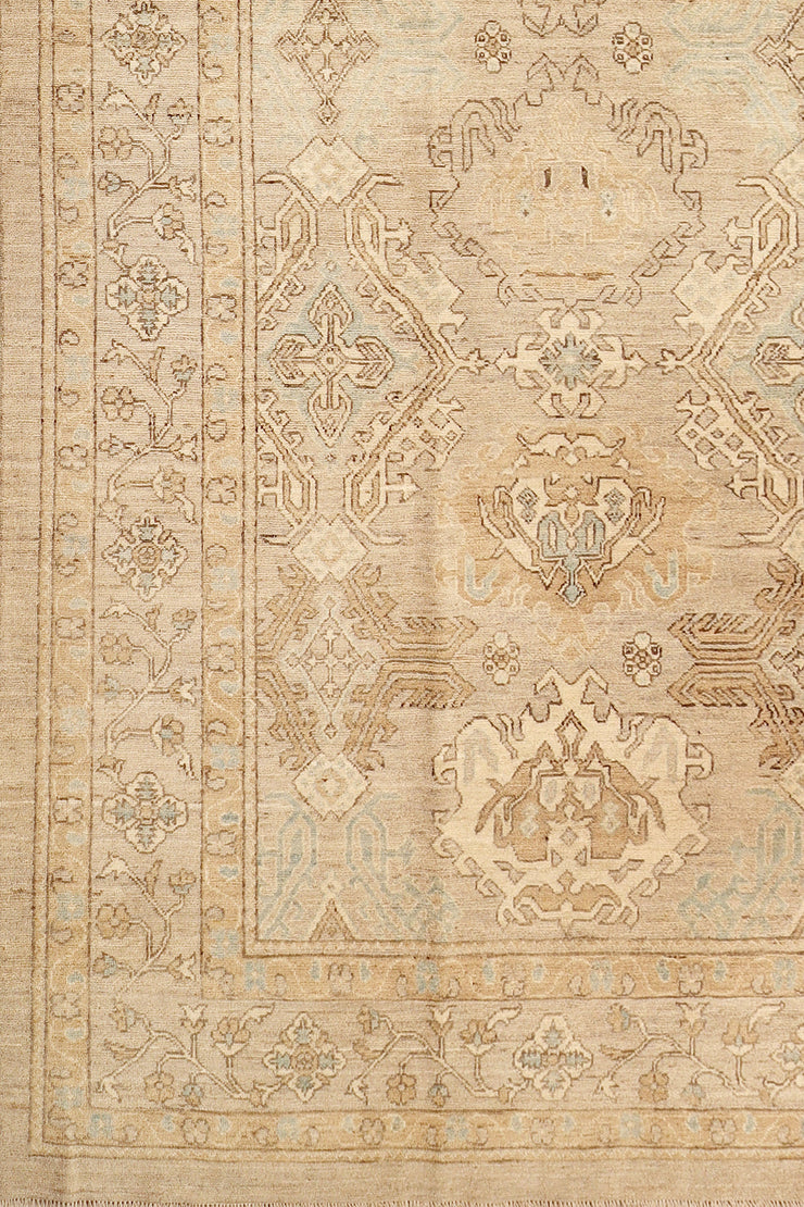 10' x 14' Oushak Rug Fine Wool Quality LIGHT NATURAL