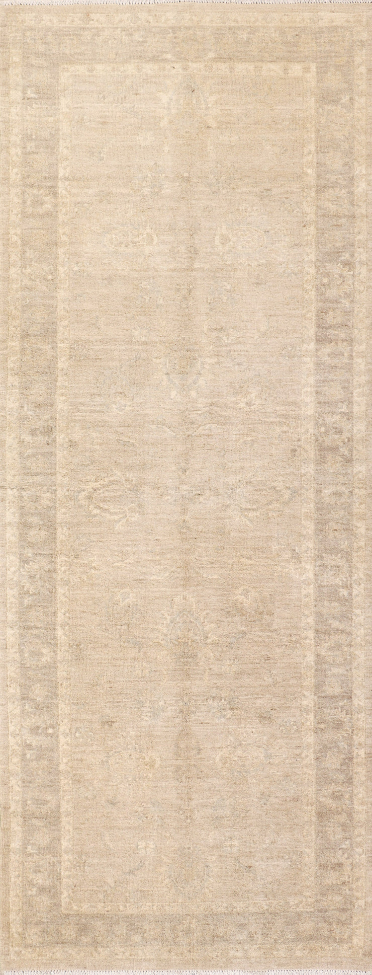 3' x 8' Chobi Peshawar Hallway Rug Fine Ghazni Wool Runner PASTELS PALE