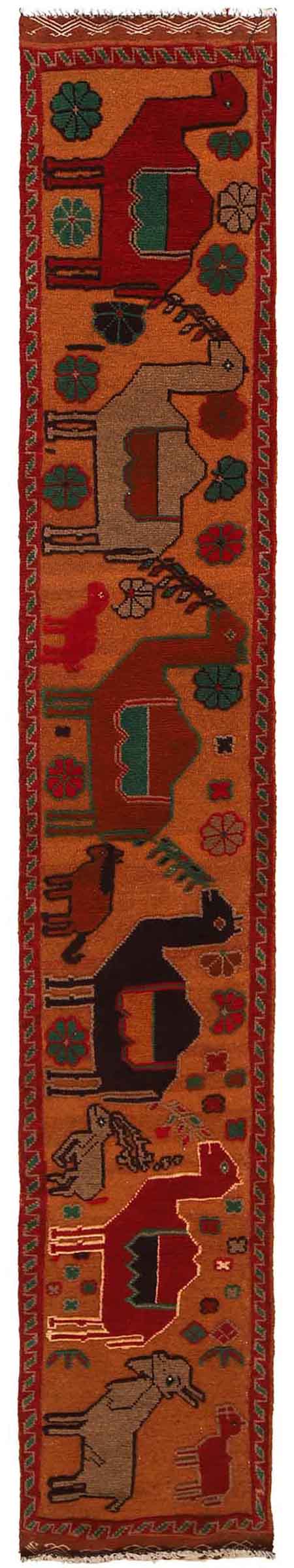 2' x 10' Pictorial Runner Rug