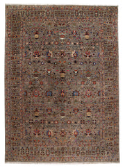 10' x 14' GREAT RUG FINE GHAZNI WOOL - Olive Sage Green Colorful