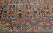 10' x 14' GREAT RUG FINE GHAZNI WOOL - Olive Sage Green Colorful