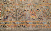 9' x 12' GREAT RUG FINE GHAZNI WOOL- GORGEOUS Sage Gray