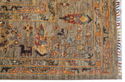 9' x 12' GREAT RUG FINE GHAZNI WOOL- GORGEOUS Sage Gray