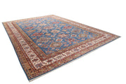 10' x 15' GREAT RUG FINE GHAZNI WOOL- GORGEOUS Blue