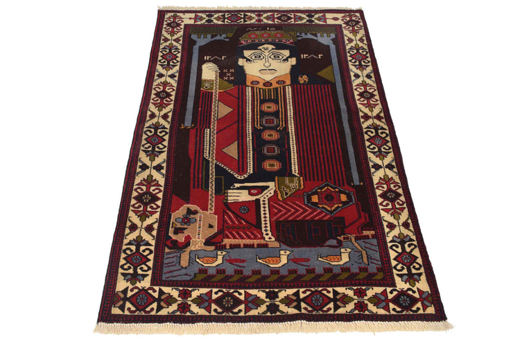 3' x 5' Pictorial Area Rug