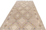 6.0 x 13.0 Handmade Contemporary Moroccan Wool Rug