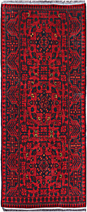 6 FOOT RUNNER 3' x 6' Afghan Khal Mohammadi Rug Ethnic Tribal Rug