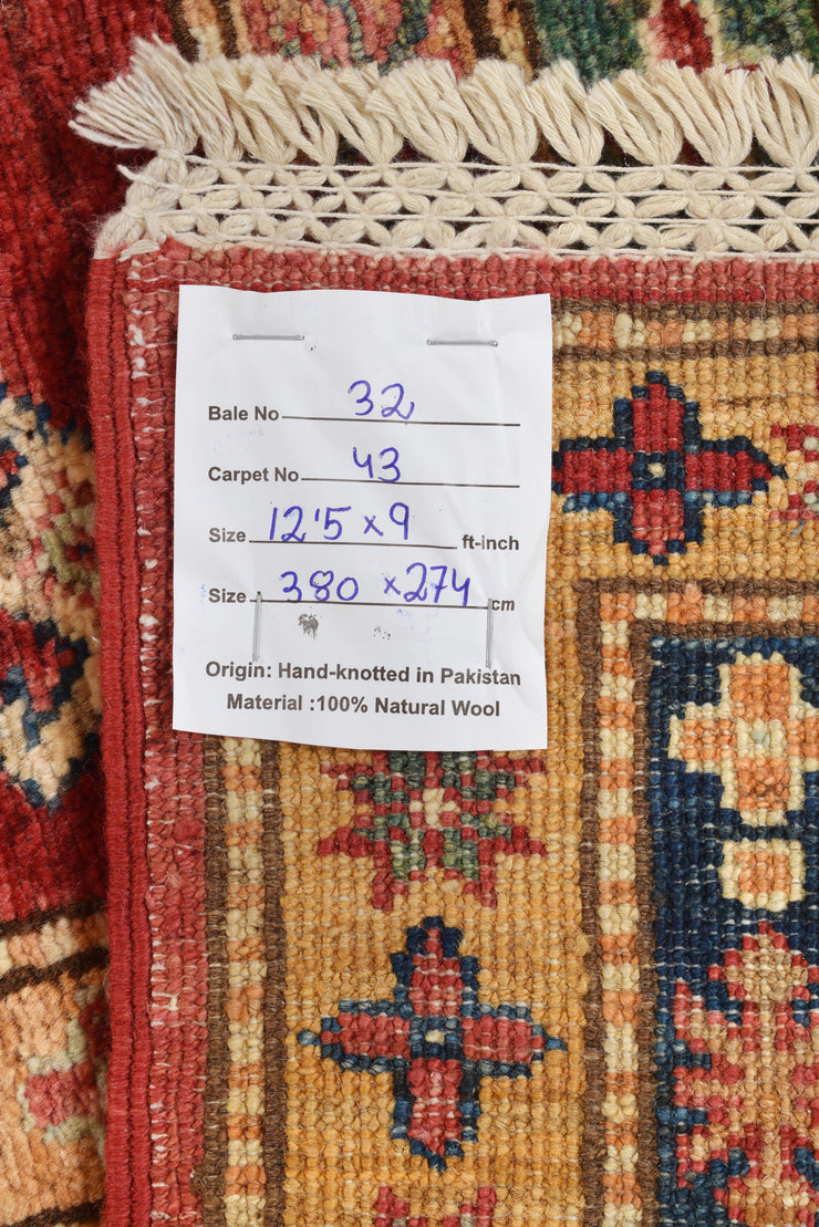 9' x 12' Super Kazak Area Rug