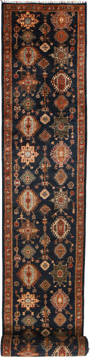 3' x 22' Super Kazak Runner Rug