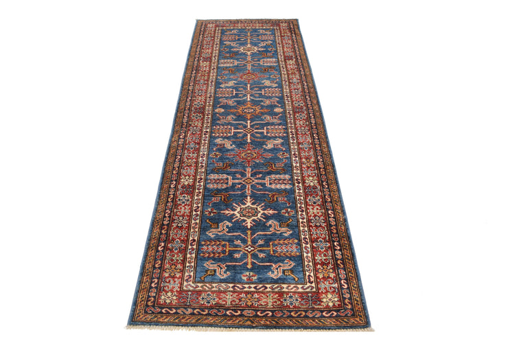 3' x 9' Super Kazak Runner Rug