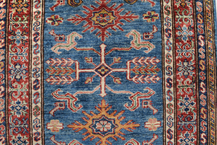 3' x 9' Super Kazak Runner Rug