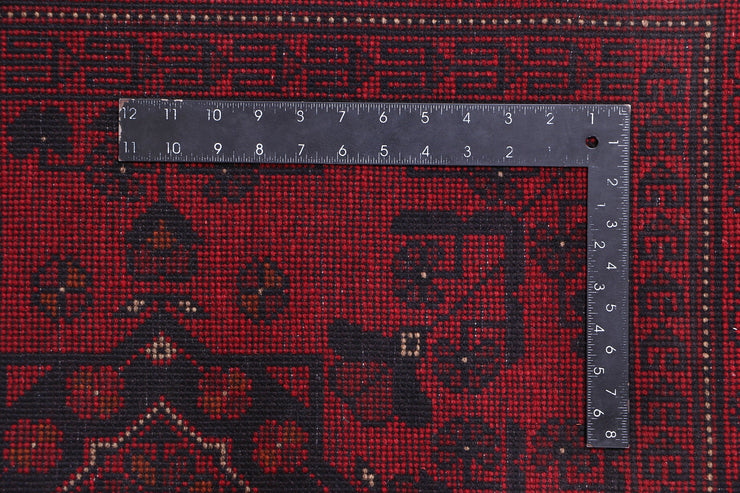 6 FOOT RUNNER 3' x 6' Dark Red Afghan Khal Mohammadi Rug Ethnic Tribal Hallway Rug