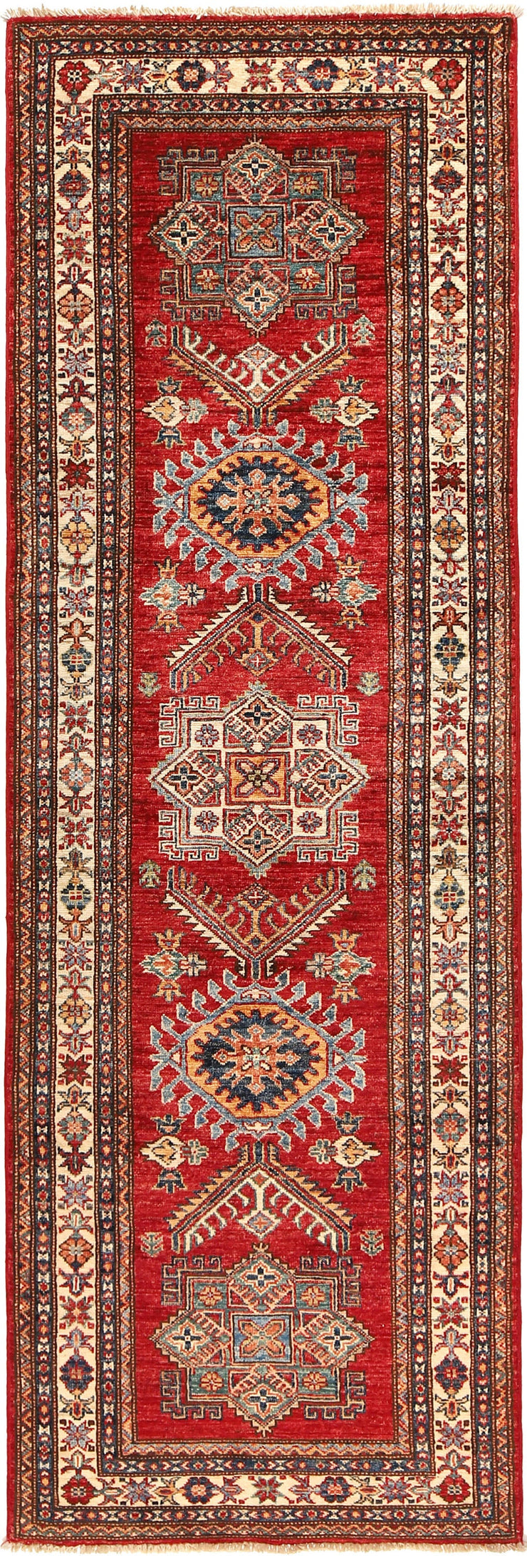 3' x 8' Super Kazak Runner Rug