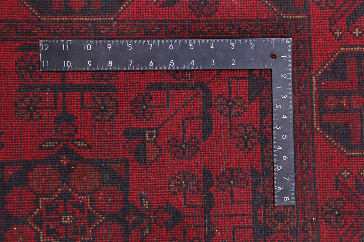 3' x 6' Dark Red Afghan Khal Mohammadi Rug Ethnic Tribal Rug