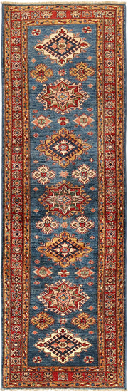 3' x 9' Super Kazak Runner Rug