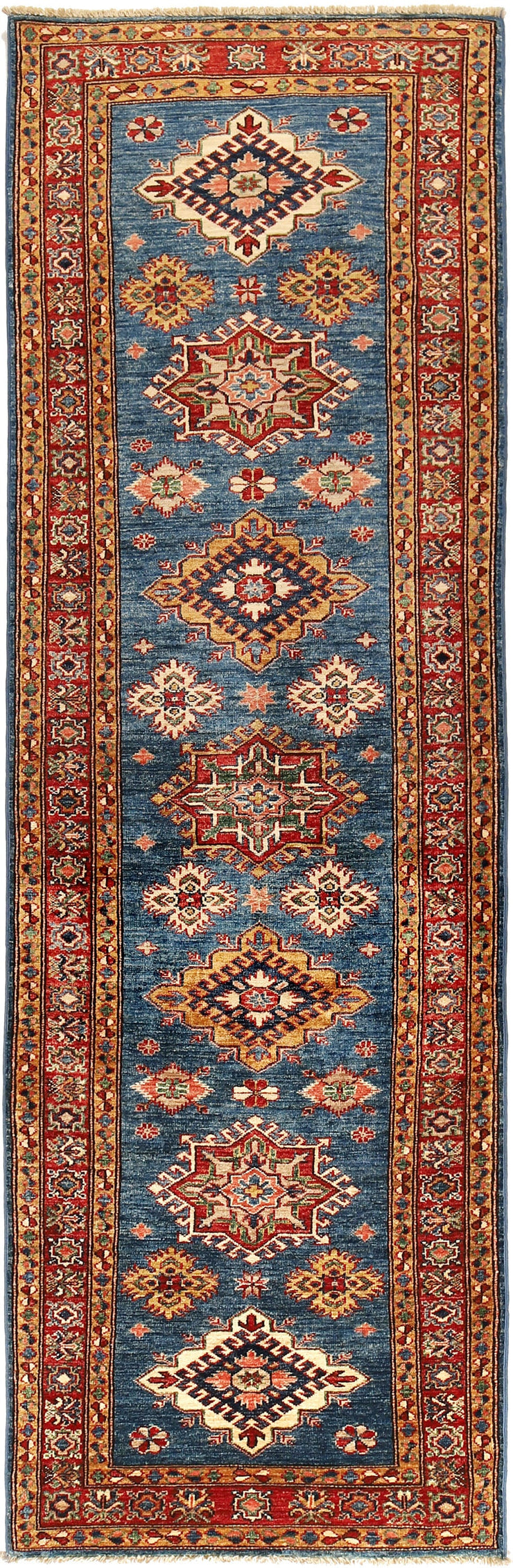 3' x 9' Super Kazak Runner Rug