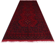 3' x 6' Dark Red Afghan Khal Mohammadi Rug Ethnic Tribal Rug