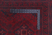 3' x 6' Dark Red Afghan Khal Mohammadi Rug Ethnic Tribal Rug