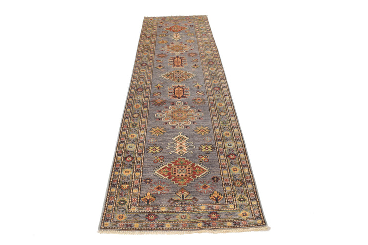 3' x 9' Super Kazak Runner Rug