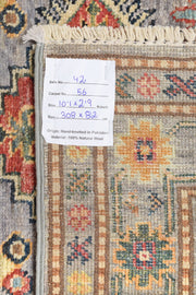 3' x 9' Super Kazak Runner Rug