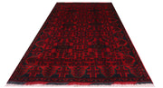 4' x 6' Dark Red Afghan Khal Mohammadi Rug Ethnic Tribal Rug