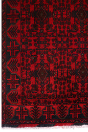 4' x 6' Dark Red Afghan Khal Mohammadi Rug Ethnic Tribal Rug