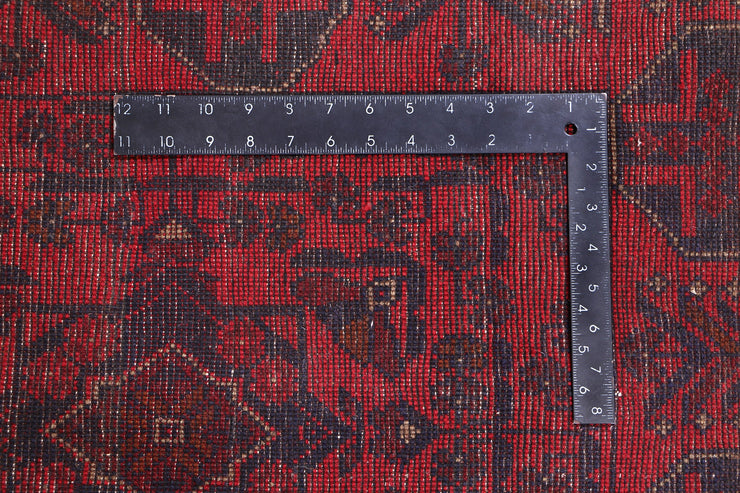 4' x 6' Dark Red Afghan Khal Mohammadi Rug Ethnic Tribal Rug