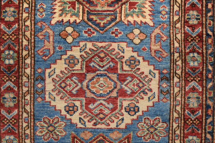 3' x 9' Super Kazak Runner Rug