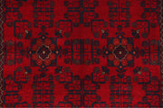 4' x 6' Dark Red Afghan Khal Mohammadi Rug Ethnic Tribal Rug