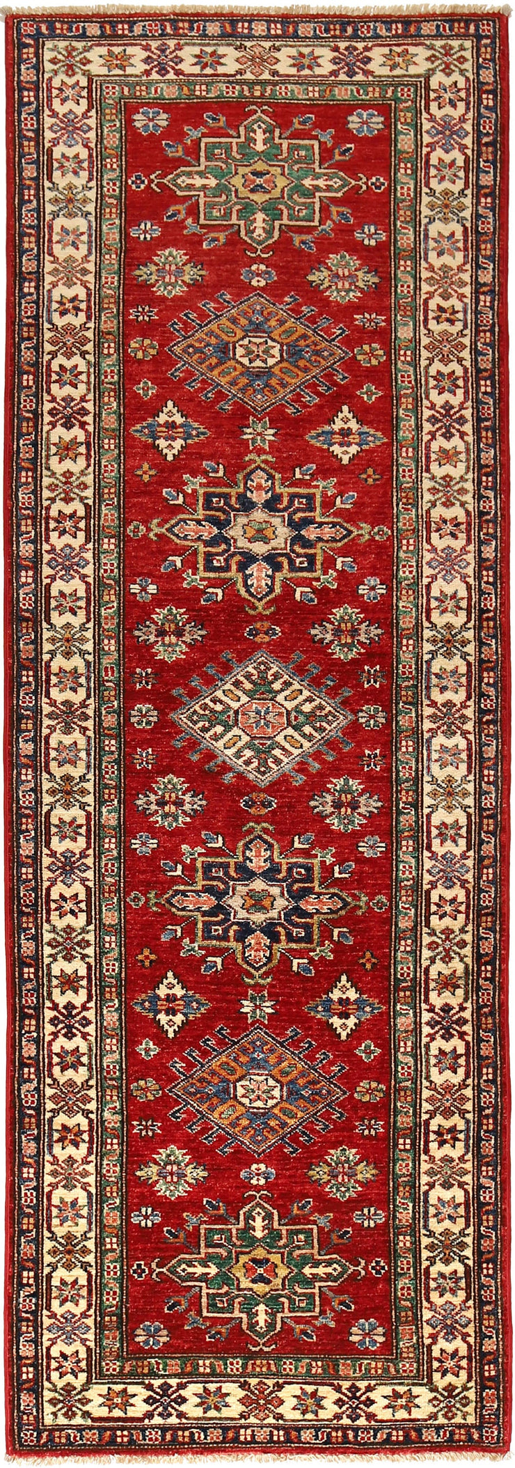 3' x 8' Super Kazak Runner Rug