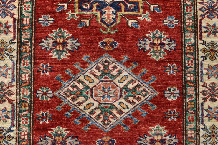 3' x 8' Super Kazak Runner Rug