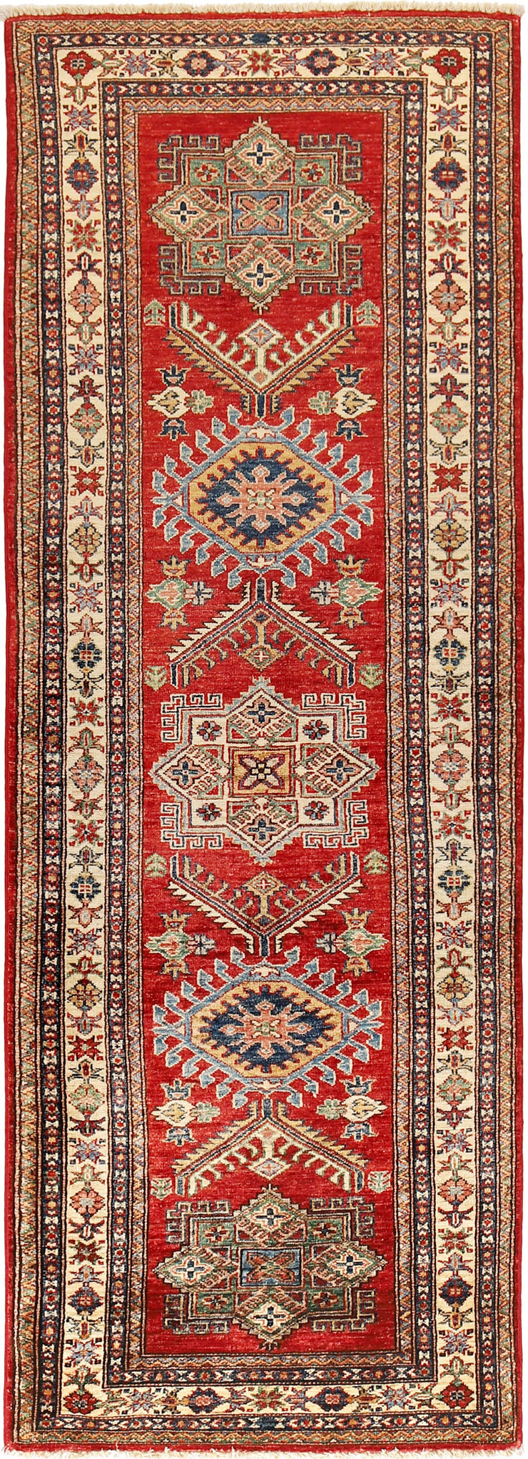 3' x 8' Super Kazak Runner Rug