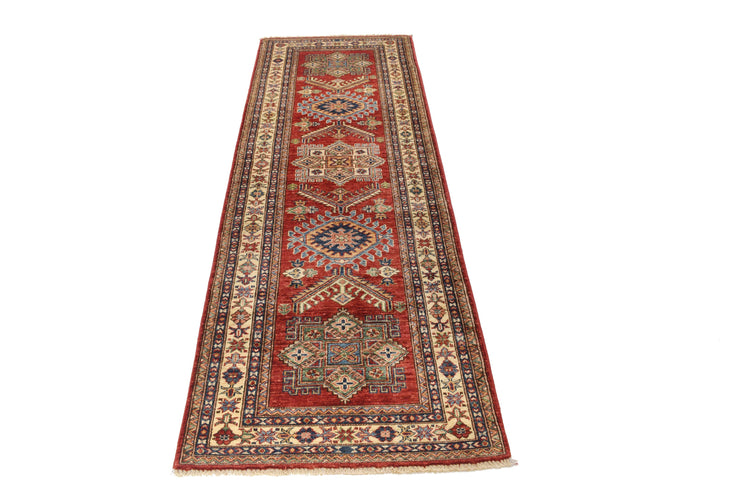 3' x 8' Super Kazak Runner Rug